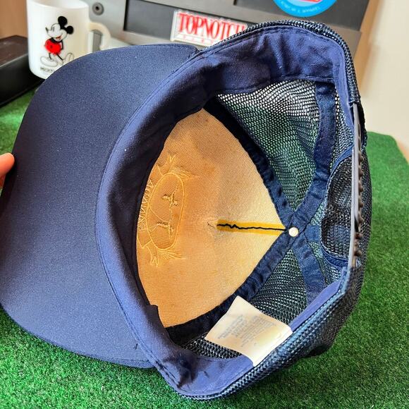 Vintage Canada Goose Snapback Hat Adjustable Embroidered Brim Meshback - Picture 8 of 8